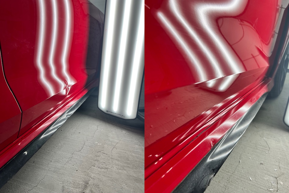 Przed i po naprawie PDR 2